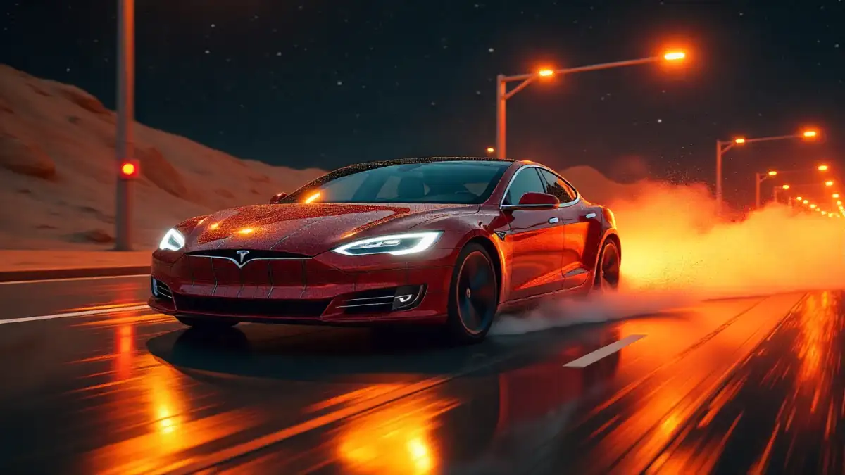 Tesla Model S Plaid rapid acceleration