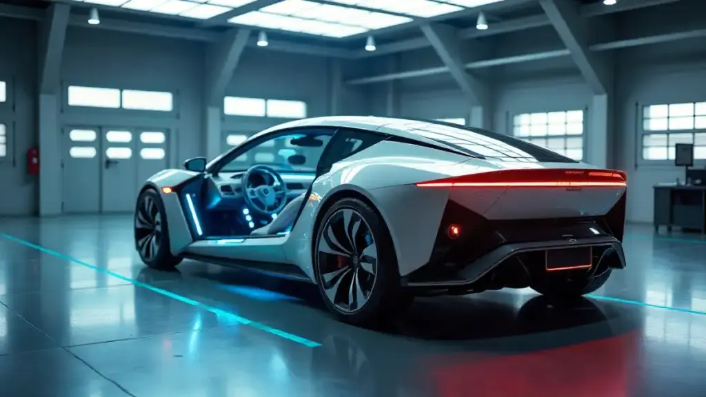 Electric car crash test showcasing advanced EV safety technology
