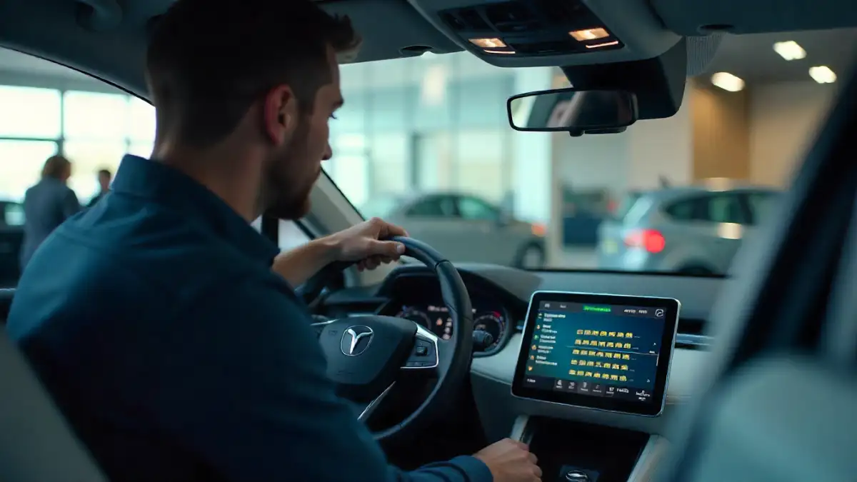 Buying a used electric car at a dealership