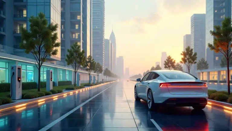Electric vehicles charging at ultra-fast stations in a modern smart city