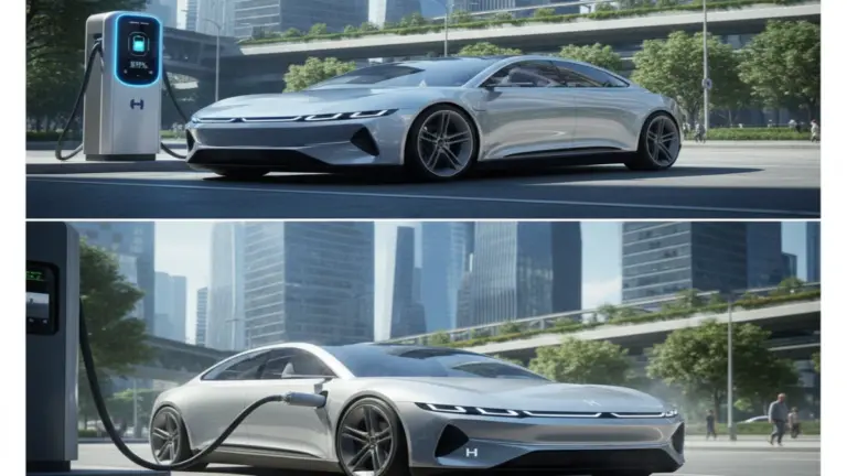 Hydrogen vs electric vehicles comparison in future transport