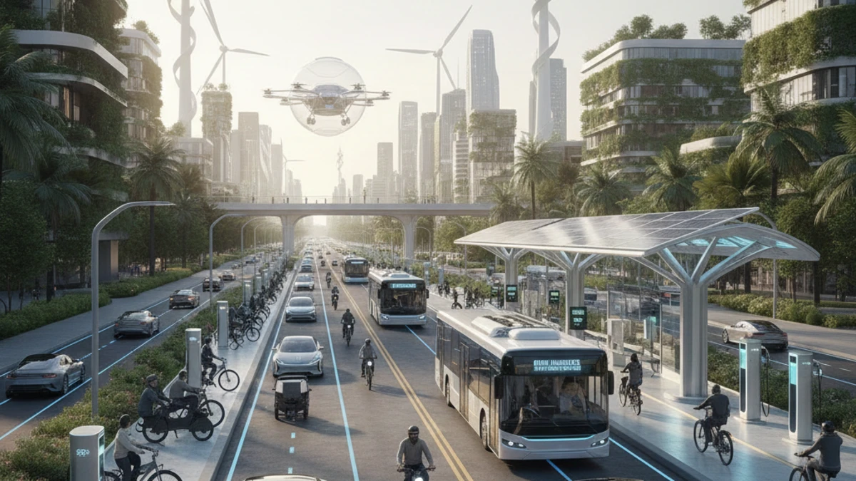 electric mobility in modern city