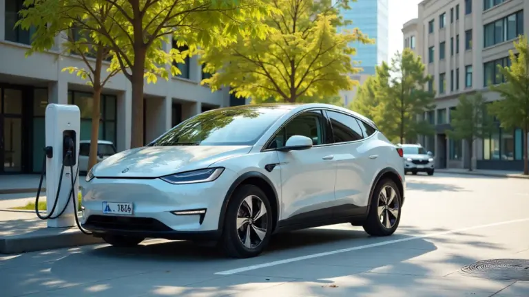 Electric vehicle charging at a public fast-charging station
