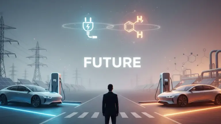 Hydrogen fuel cell car vs electric vehicle comparison