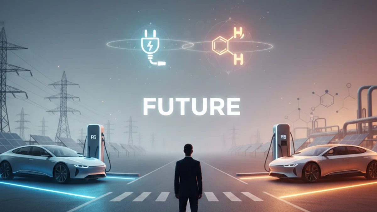Hydrogen fuel cell car vs electric vehicle comparison