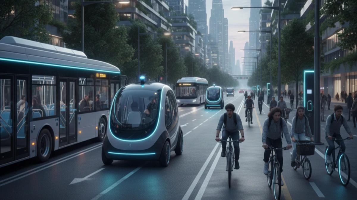 Electric vehicles and smart city transport in 2030