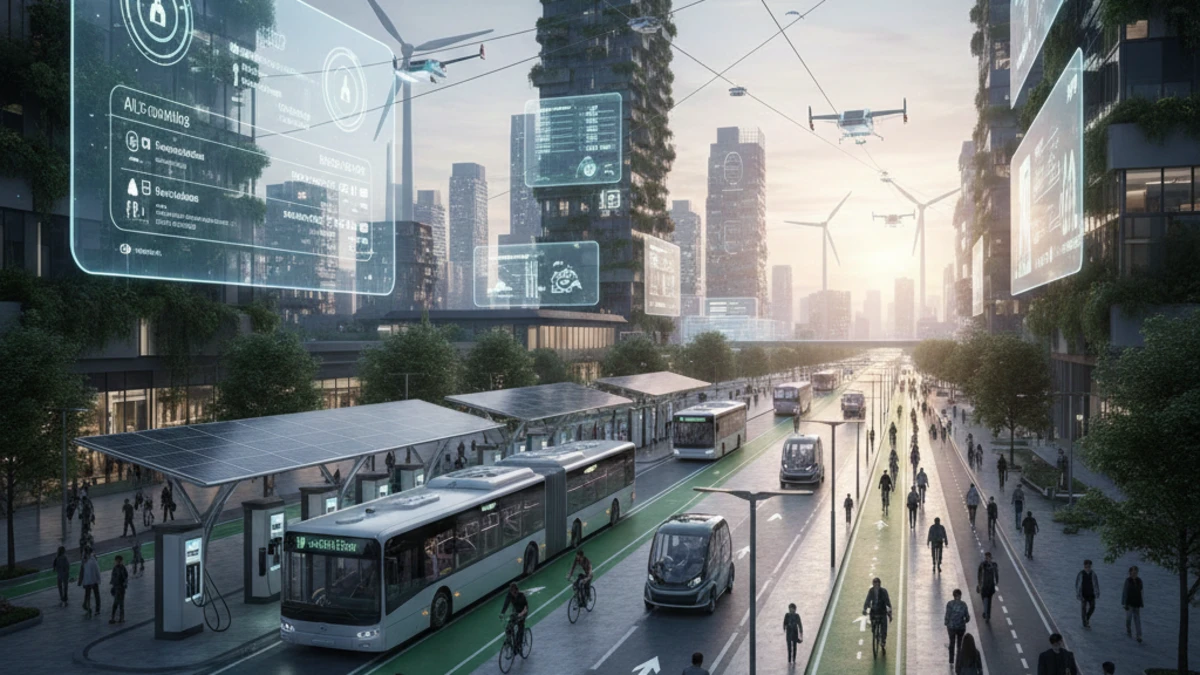 Smart city mobility planning with electric public transport