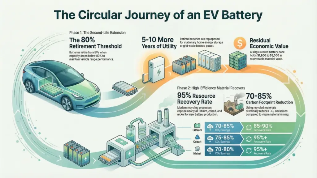 Second life electric vehicle batteries energy storage