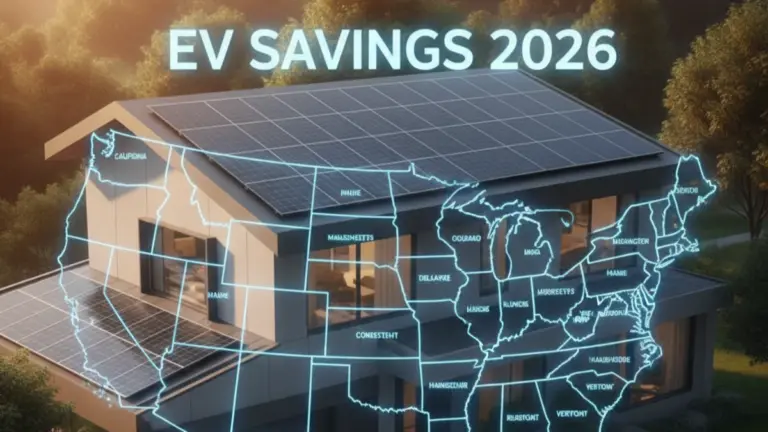 Electric vehicle charging at home in 2026 with state EV rebate map