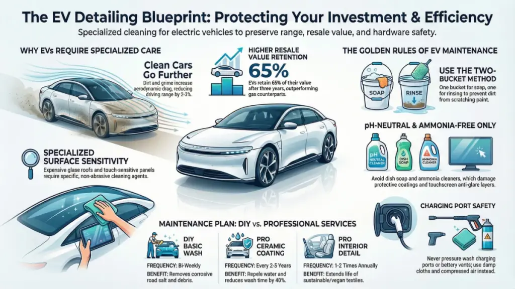 Electric Vehicle Interior Cleaning