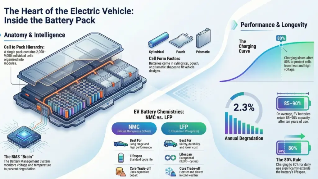 lithium ion battery cells used in electric cars